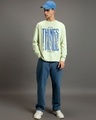 Shop Men's Green Things Typography Oversized T-shirt