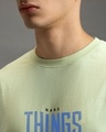 Shop Men's Green Things Typography Oversized T-shirt