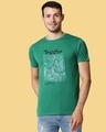 Shop Men's Green Tripster T-shirt-Front