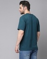 Shop Men's Green Typography T-shirt-Full