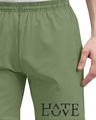 Shop Men's Green Typography Shorts-Full