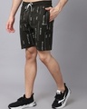 Shop Men's Green Typography Slim Fit Shorts-Design