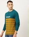 Shop Men's Green Typography T-shirt