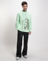 Shop Men's Green What A Drag Graphic Printed Oversized T-shirt