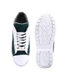 Shop Men's Green & White Color Block Casual Shoes-Full