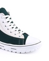 Shop Men's Green & White Color Block Casual Shoes