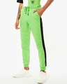Shop Men's Green & White Press Start Color Block Oversized Fit T-shirt & Jogger Co-Ords-Design