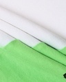 Shop Men's Green & White Press Start Color Block Oversized Fit T-shirt & Jogger Co-Ords
