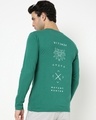 Shop Men's Green White Wolf T-shirt-Design