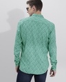 Shop Men's Green Worn Out Leaf Printed Slim Fit Shirt-Design