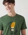 Shop Men's Green Yeah Whatever Graphic Printed T-shirt