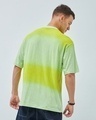 Shop Men's Green & Yellow Ombre Oversized T-shirt-Design