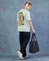 Shop Men's Green Youth Culture Graphic Printed Oversized T-shirt
