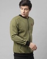 Shop Men's Green Zipped Jacket-Design