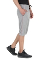 Shop Men's Grey 3/4th Cotton Blend Shorts-Front