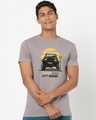 Shop Men's Grey 4x4 Off Road T-shirt-Front