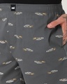 Shop Men's Grey All Over Printed Boxers