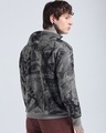 Shop Men's Grey All Over Printed Oversized Hoodies-Full