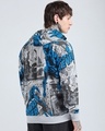 Shop Men's Grey All Over Printed Oversized Hoodies-Full