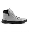 Shop Men's Grey & Black Color Block Sneakers-Full