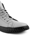 Shop Men's Grey & Black Color Block Sneakers