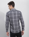 Shop Men's Grey Aray Checked Slim Fit Shirt-Design