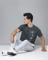 Shop Men's Grey Athletics Typography Slim Fit T-shirt