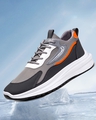 Shop Men's Grey & Black Color Block Sneakers-Full