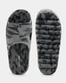 Shop Men's Grey & Black Printed Zig Zag Sliders