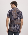 Shop Men's Grey & Blue All Over Paisley Printed Slim Fit Shirt-Design