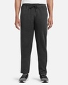 Shop Pack of 2 Men's Grey & Blue Mid Rise Regular Fit Pyjamas-Front