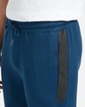 Shop Pack of 2 Men's Grey & Blue Mid Rise Regular Fit Pyjamas