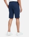 Shop Pack of 2 Men's Grey & Blue Regular Fit Shorts-Full