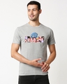 Shop Men's Grey BTS Printed T-shirt-Front