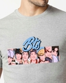 Shop Men's Grey BTS Printed T-shirt