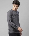 Shop Men's Grey California Typography Sweatshirt-Design
