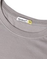 Shop Men's Grey Captain America Chibi Typography T-shirt