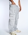 Shop Men's Grey Cargo Pants-Design