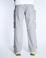 Shop Men's Grey Cargo Pants-Full