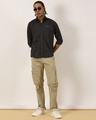 Shop Men's Black Cargo Shirt