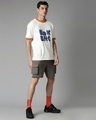 Shop Men's Grey Cargo Shorts-Full