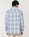 Shop Men's Grey Checked Oversized Shirt-Design