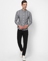 Shop Men's Grey  Checked  Shirt