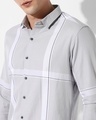 Shop Men's Grey Checked Shirt-Full