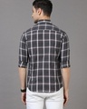 Shop Men's Grey Checked Slim Fit Shirt-Design