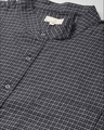 Shop Men's Grey Checks Stylish Full Sleeve Casual Shirt