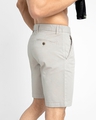 Shop Men's Grey Chino Shorts-Full