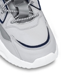 Shop Men's Grey Chroma Kick Color Block High-Top Sneakers