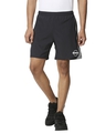 Shop Men's Grey Color Block Casual Shorts-Front