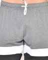 Shop Men's Grey Color Block Shorts